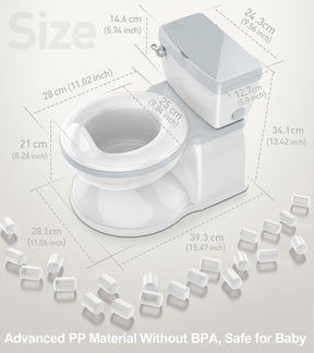 BabyBond Baby Potty Training Toilet with Realistic Flushing Sound