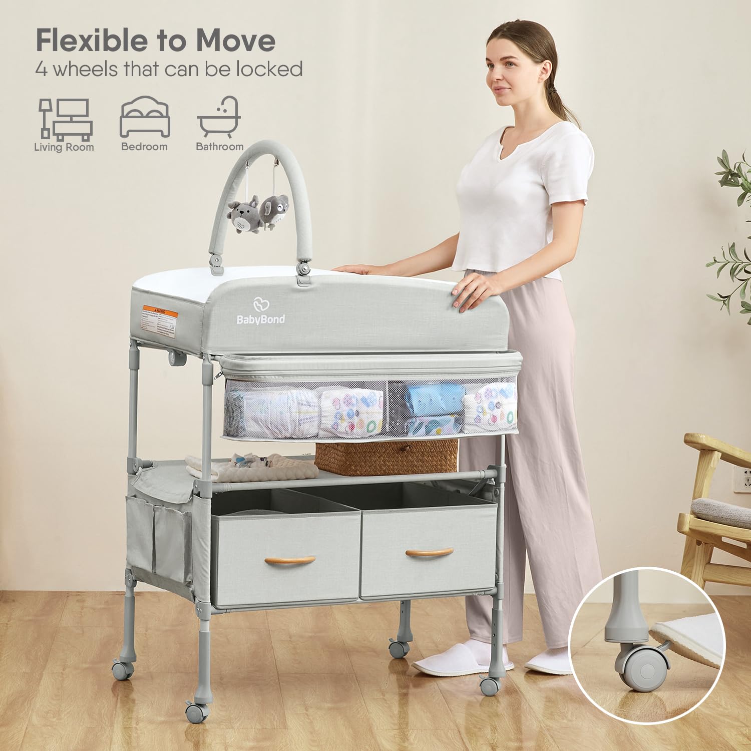 Changing table and bath combo best sale